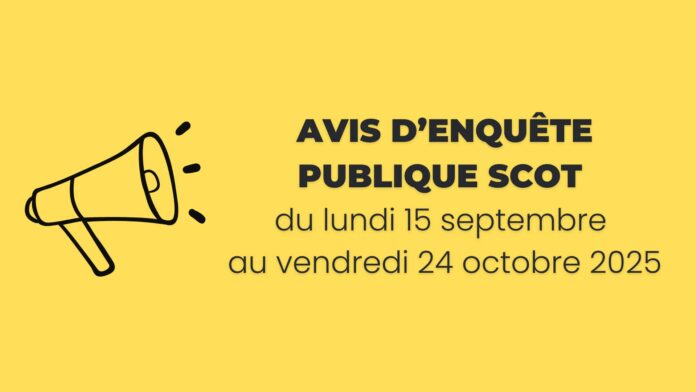 Avis d'enquête publique SCOT