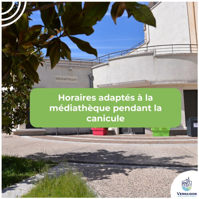 Aménagement horaires médiathèque